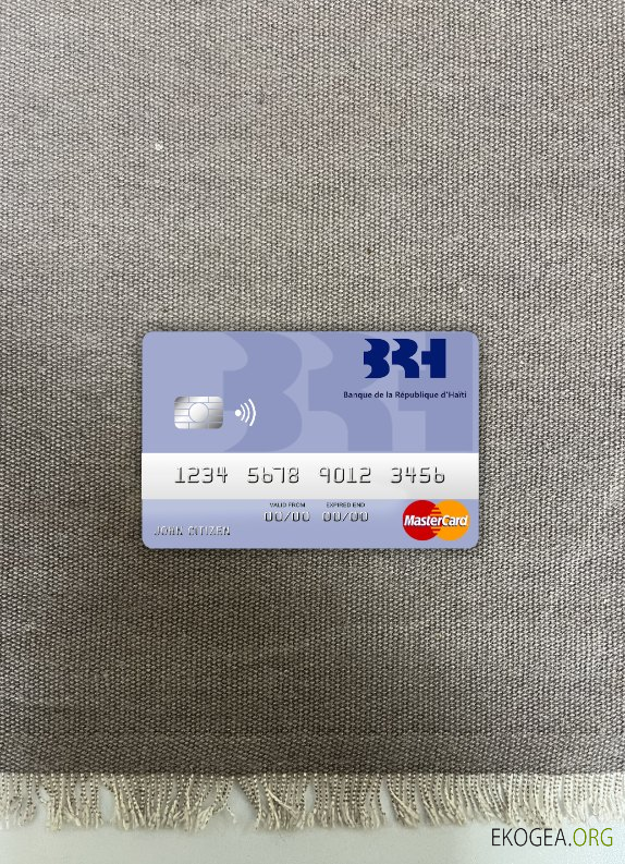 Haïti BRH Bank mastercard photolook recto